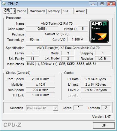Обзор ноутбука ASUS F7Z на основе AMD Puma